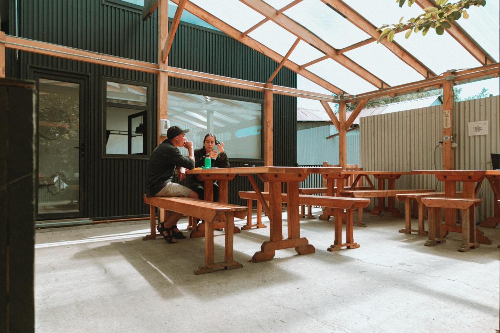 Hotel Camping Yellow Plum Puerto Natales Exterior foto
